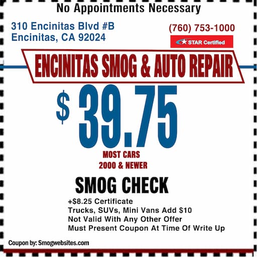 Smog Check Coupon